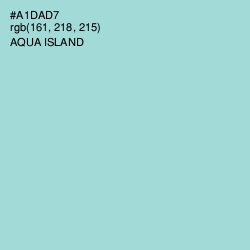 #A1DAD7 - Aqua Island Color Image